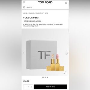 Tom Ford Lip Blush Duo - Pink and Gold